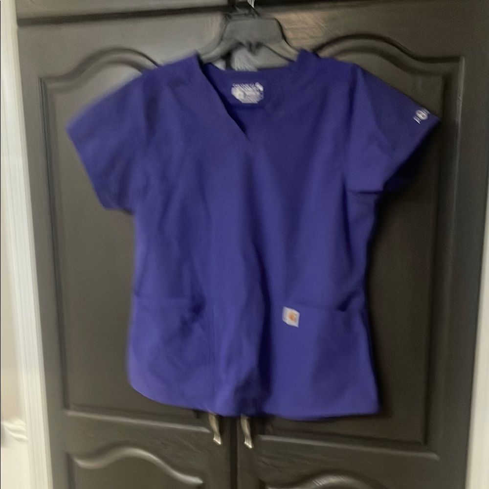 Carhartt Vivid Purple Scrub Top
